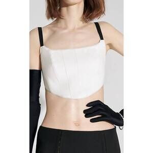 NEW ANNA OCTOBER lille corset top in ivory